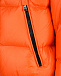 Оранжевая куртка-пуховик с капюшоном Moncler | Фото 4