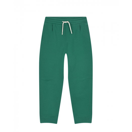 Зеленые спортивные брюки Emporio Armani | Фото 1