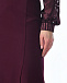 Юбка годе из шерсти, бордовая Alberta Ferretti | Фото 8