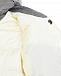Белый пуховый комбинезон с контрастными деталями Moncler | Фото 7