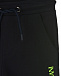 Черные спортивные брюки из тонкого трикотажа Emporio Armani | Фото 3