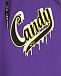 Фиолетовые спортивные брюки с принтом &quot;Candy&quot; No. 21 | Фото 3