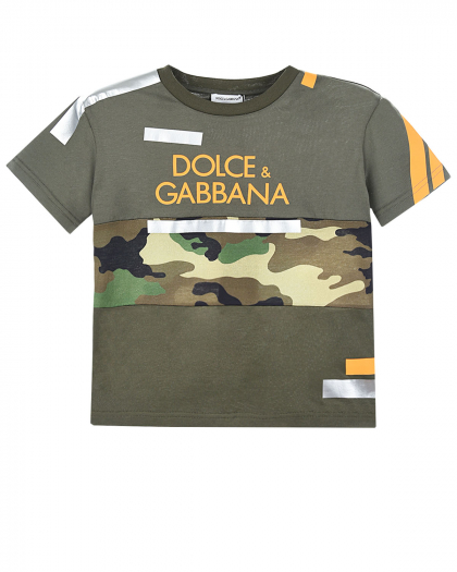 Футболка из хлопка Dolce&Gabbana | Фото 1