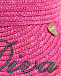 Козырек цвета фуксии с принтом &quot;Diva&quot; Il Trenino | Фото 3