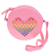 Розовая круглая сумка 16х4,5 см. Stella McCartney | Фото 1