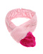 Розовый шарф с декором  | Фото 2