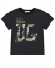 Черная футболка с принтом D&G Dolce&Gabbana | Фото 1