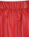 Красная кожаная юбка-миди No. 21 | Фото 3