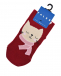 Бордовые носки с принтом &quot;Кот в шарфе&quot; Falke | Фото 1