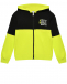 Куртка спортивная с капюшоном и логотипом, желтая Bikkembergs | Фото 1