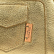 Золотистая сумка с декоративным карманом Balmain | Фото 4