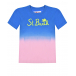 Двухцветная футболка с надписью Saint Barth | Фото 1