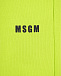 Джоггеры лаймового цвета MSGM | Фото 6