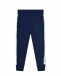 Синие спортивные брюки с лампасами Monnalisa | Фото 1
