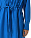 Синее шелковое платье-рубашка Dorothee Schumacher | Фото 9