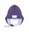 Двухстронняя шапка-ушанка, фиолетовый/сиреневый Yves Salomon | Фото 12