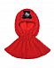 Красная шапка-шлем с аппликацией &quot;медвежонок&quot; Chobi | Фото 2