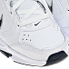 Кроссовки на шнуровке с темно-синим логотипом, белые Nike | Фото 6