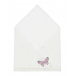Кремовая косынка с бабочкой из страз Il Trenino | Фото 1