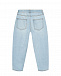Голубые джинсы с принтом &quot;медвежонок&quot; Moschino | Фото 2