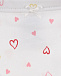 Белые трусы с принтом &quot;сердца&quot; Sanetta | Фото 3