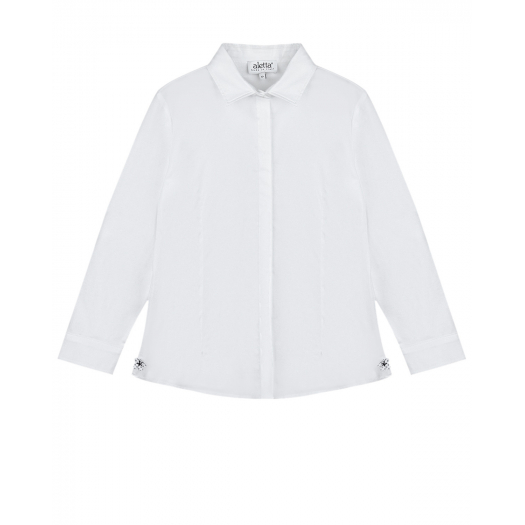 Белая рубашка с длинными рукавами Aletta | Фото 1