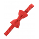 Красный шелковый галстук-бабочка в горошек  | Фото 1