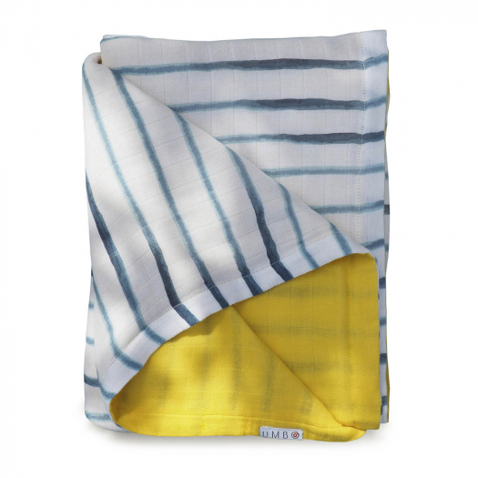 Муслиновое одеяло &quot;Желтое солнце и Бегущие волны&quot; UMBO | Фото 1