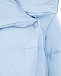 Голубое пальто с асимметричной застежкой Monnalisa | Фото 3