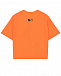 Оранжевая футболка с принтом &quot;Чебурашка&quot; Dan Maralex | Фото 2
