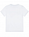 Белая футболка с черным логотипом Burberry | Фото 3