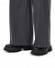 Широкие шерстяные брюки темно-серого цвета Panicale | Фото 9