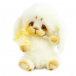 Мягкая игрушка Зайчонок тедди, белый, 20 см (цвет ленточки в ассорт.)  | Фото 1