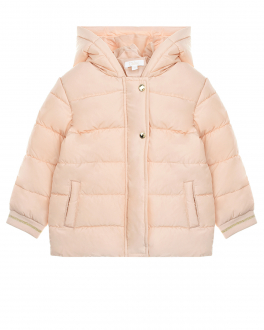 Розовое стеганое пальто Chloe Розовый, арт. C06123 45F | Фото 1