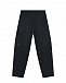 Черные вельветовые брюки с накладными карманами Emporio Armani | Фото 2