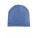 Голубая шапка с серебристыми звездочками Regina | Фото 1