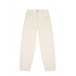 Вельветовые брюки молочного цвета Brunello Cucinelli | Фото 1