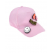 Розовая кепка с патчем WOW Regina | Фото 1