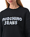 Черный свитшот с голубым лого Mo5ch1no Jeans | Фото 12