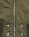 Нейлоновая куртка-бомбер цвета хаки Diesel | Фото 4
