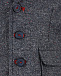 Серый пиджак с накладными карманами IL Gufo | Фото 3