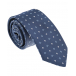 Синий галстук с геометрическим узором Dal Lago | Фото 1