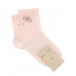Светло-розовые носки со стрекозой из страз Story Loris | Фото 1