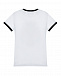 Белая футболка с черным логотипом Balmain | Фото 2