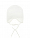 Белая шапка с принтом &quot;машинки&quot; Il Trenino | Фото 2