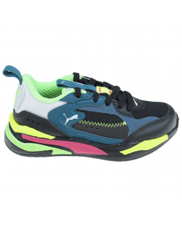 Базовые кроссовки с разноцветными вставками Puma Черный, арт. 38477001 | Фото 2