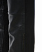 Черные кожанные брюки-леггинсы Parosh | Фото 9