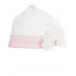 Белая шапка с розовой отделкой Aletta | Фото 1