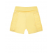 Шорты желтого цвета Sanetta Kidswear | Фото 1