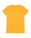 Оранжевая футболка с лого  | Фото 2